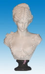 Carved Stone Bust Sculptures