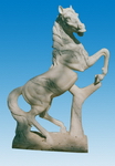 Stone Horse Sculptures