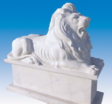 Stone Lion Sculptures