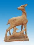 Stone Deers for Garden