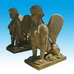 Garden Stone Lions