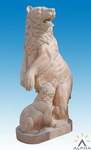 Marble Lion Sculpture