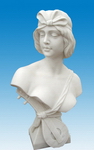 Western Stone Bust Sculptures