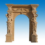 Carved Stone Door frames