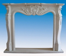 Hand Carved Stone Fireplace Mantels