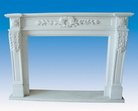 Marble Stone Fireplace Mantel