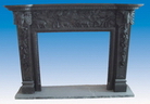 Black Granite Fireplace Mantel