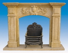Carved Stone Fireplace Mantels