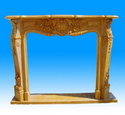 Solid Stone Fireplace Mantels