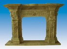 Sandstone Fireplace