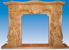 Sandstone Fireplace Mantel from China