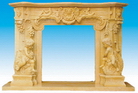 Sandstone Fireplace Mantels