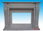 Carved Stone Fireplace Mantel