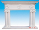 Marble Stone Fireplace Mantel