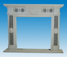 Carved Natural Stone Fireplaces
