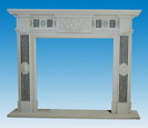 Carved Natural Stone Fireplaces