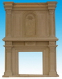 Carved Sandstone Fireplace Mantels