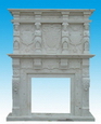 Limestone Fireplace Mantels