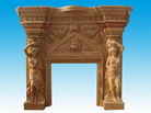 Stone Carved Fireplace Mantels