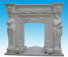 Statue Fireplace mantel