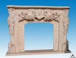 Hand Carved  Fireplace Mantel