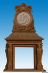 Carved Stone Fireplace Mantel