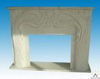 Hand Carved  Fireplace Mantel