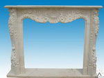 Carved Stone Fireplace Mantel