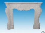 Travertine Fireplace Mantel