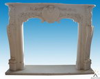 Sandstone Fireplace Mantel