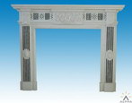 Carved Stone Fireplace Mantel