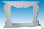 Carved Stone Fireplace Mantel