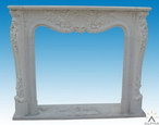 Carved Stone Fireplace Mantel