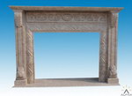 Sandstone Fireplace Mantel