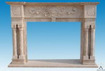 Hand Carved  Fireplace Mantel