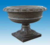 Stone Flower Urn