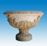 Antique Stone Flower urns 