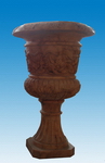 stone flowerpot
