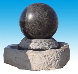 Rolling Ball Stone Fountain