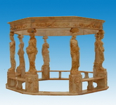 Carved Gazebo for Garden