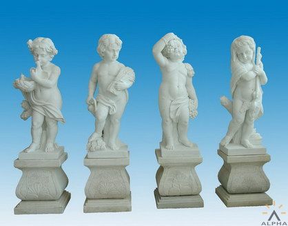 children Stone  Sculpture