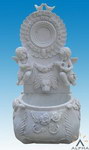 Carved Stone Statue Water Fountain