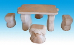 Stone Table & Bench