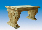 Carved Stone Benches